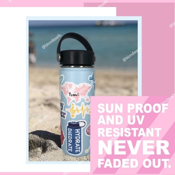 FREE SHIPPING | 50 Stickers | No Repeats | Waterproof | Reusable | Brand New - Picture 4 of 7